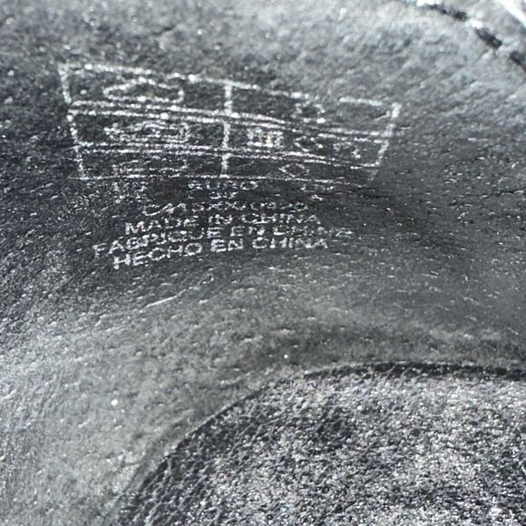 Kelsi Dagger Brooklyn Womens Black Leather Block Heels Ankle Boots Size 7.5 - Picture 9 of 10